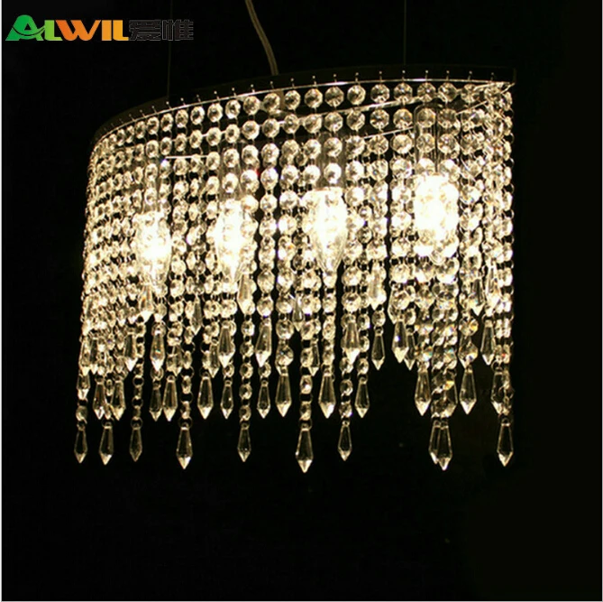 Роскошный модный хрустальный светодиодный подвесной светильник для гостиной