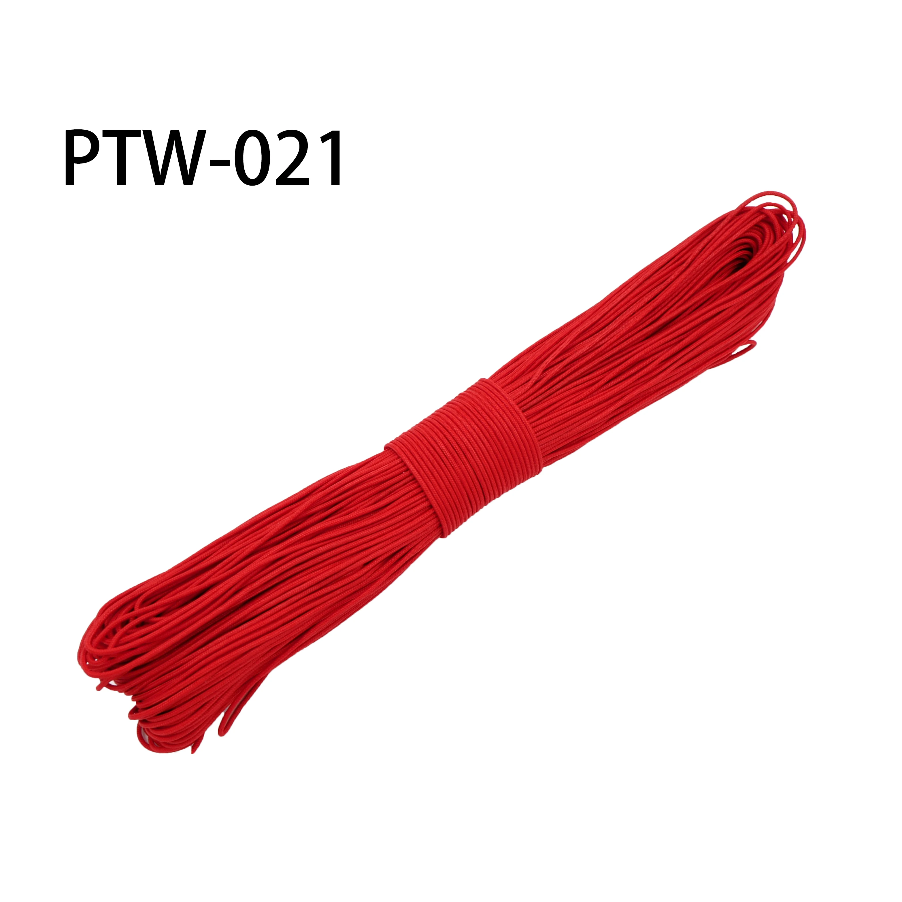 Red 021 Mil Спецификация Тип I 3 жильный 300 футов(100 м) Открытый выживания парашютный шнур Паракорд 2 мм Диаметр микро шнур - Цвет: Red 021