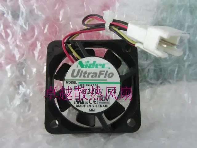 

Nidec u40x12mlz7-53 4010 4cm 12v 0.05a south bridge silent fan