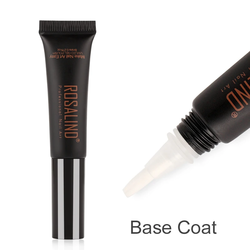 ROSALIND 8 мл Базовое покрытие Гель-лак для ногтей грунтовка новый простой дизайн