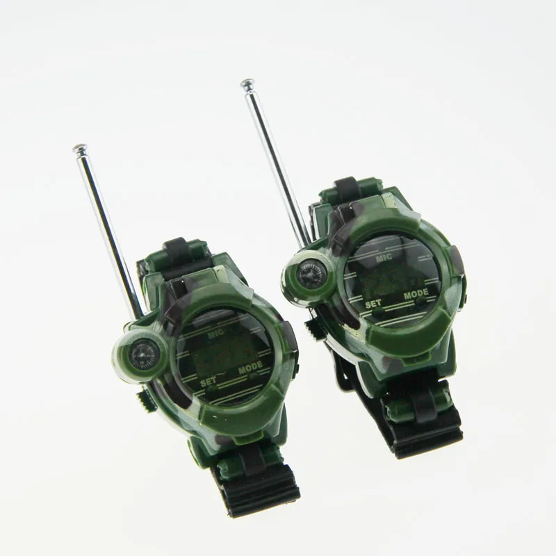 1 пара игрушечные рации часы иди и болтай Walkie Talkie “иди 7 в Детские радио наружный