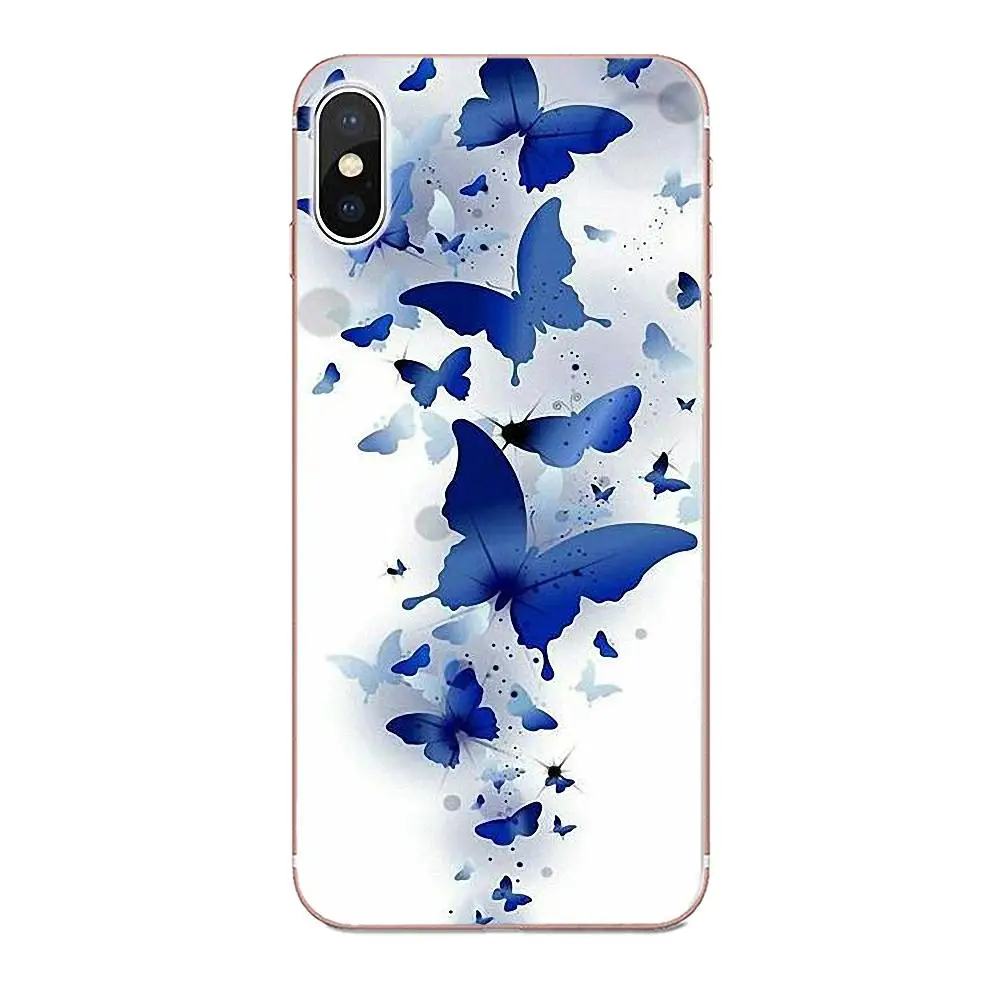 Красочная крутая Бабочка для Samsung Galaxy Note 5 8 9 S3 S4 S5 S6 S7 S8 S9 S10 mini Edge Plus Lite TPU коробка