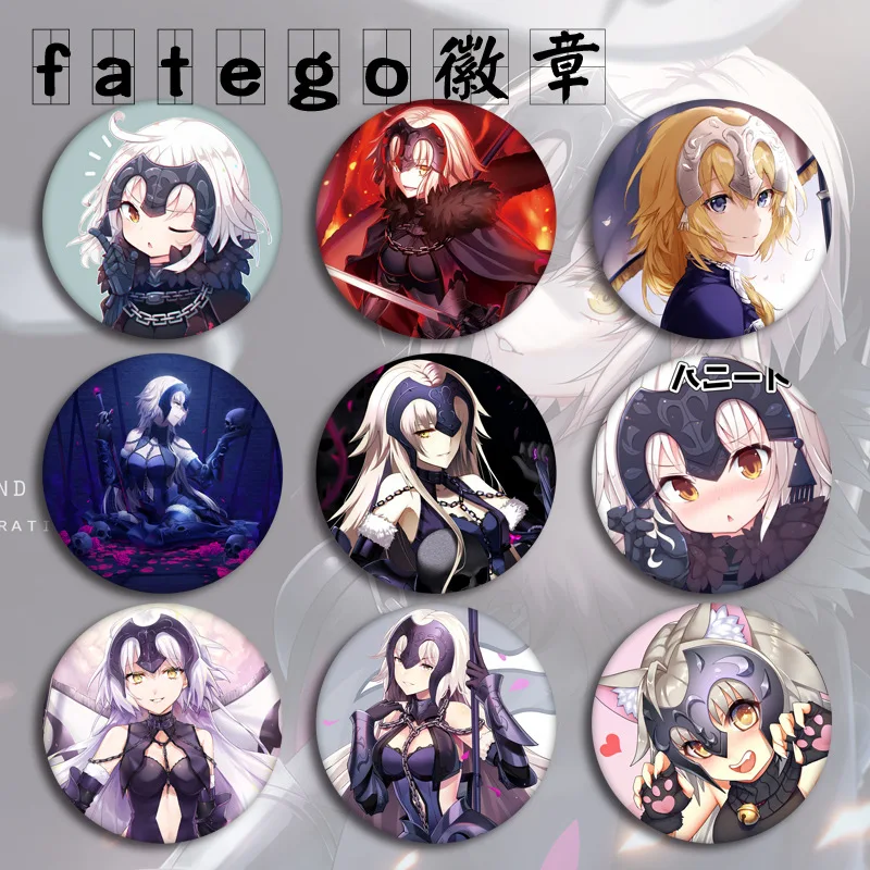 1 шт. Fate stay night значок косплея Saber брошка мультфильм Pins Rin Tohsaka Коллекционные Значки