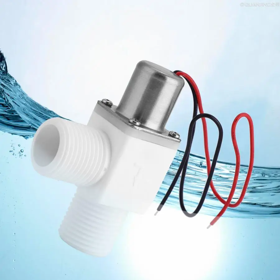 3.6VDC 1/2 &quotИмпульсный электромагнитный клапан Пластик электрический для воды