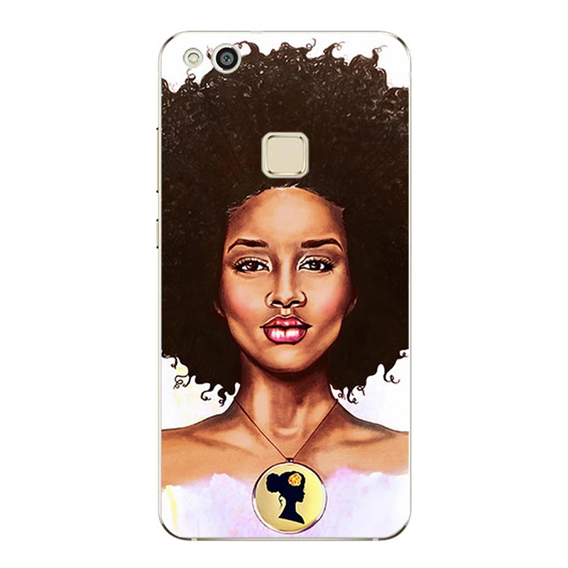 Новое поступление Модный чехол для телефона 2bunz Melanin Poppin black girl Huawei Mate 9 10 Por P9 P10 P20