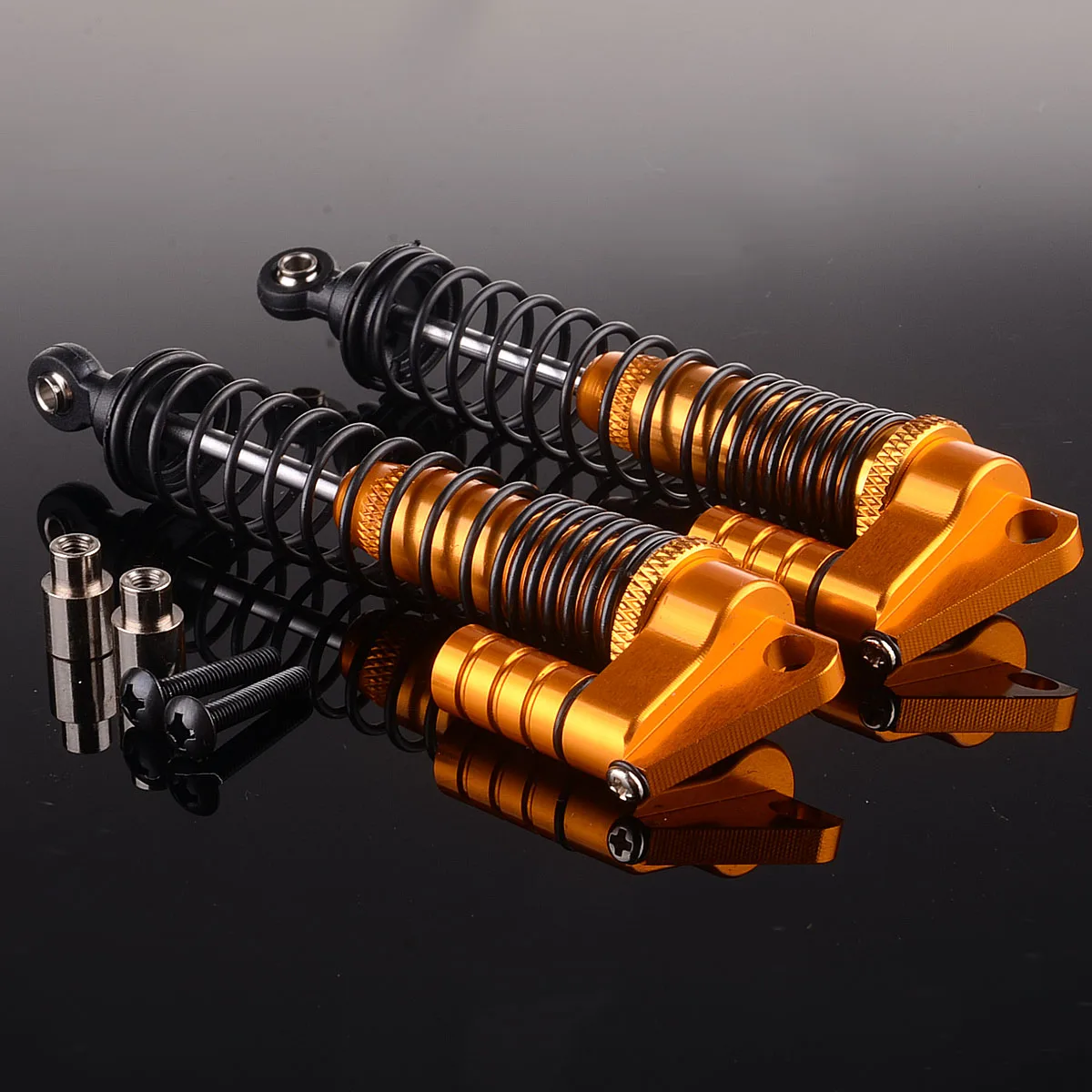 2P RC алюминиевая двойная подвеска регулируемые удары Piggyback 105 мм золото 108004 |