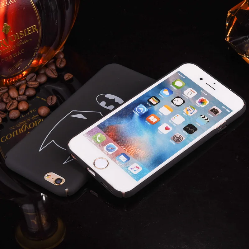 Новый чехол для iphone11 Pro 6plus простой железный человек Бэтмен Жесткий ПК телефона