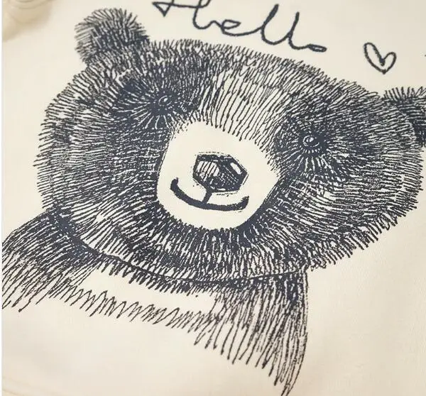2019 fashion bear clothing sets for kids clothes 3-6Y hoodies T-shirt boys Apring autumn casual children's | Детская одежда и
