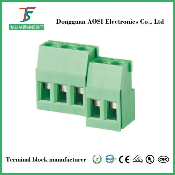 90 градусов KF129 5.0mm2PIN PCB Универсальный Винтовые клеммы DG129R 5.0 KF129R 2P FET2.5 02
