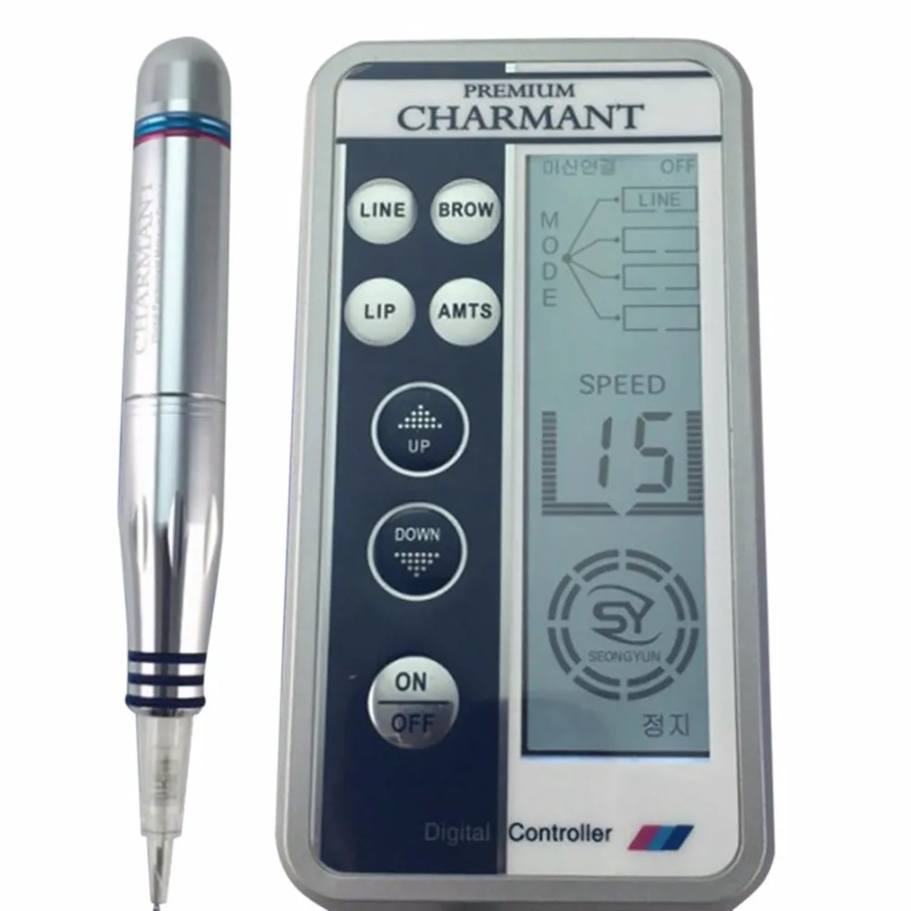 Корейская профессиональная машинка для татуажа бровей Charmant ручка MTS