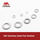 Шнековые шайбы из нержавеющей стали 304 для болтов M1.6, M2, M2.5, M14, M16, M18, M20, M22, M24, M27, M30