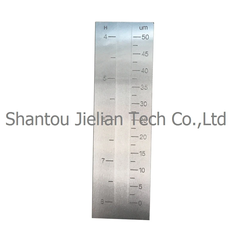 0-50um Stainless Steel PUSHEN Single Groove Fineness of Grind Gauge Hegman For Coating | Инструменты