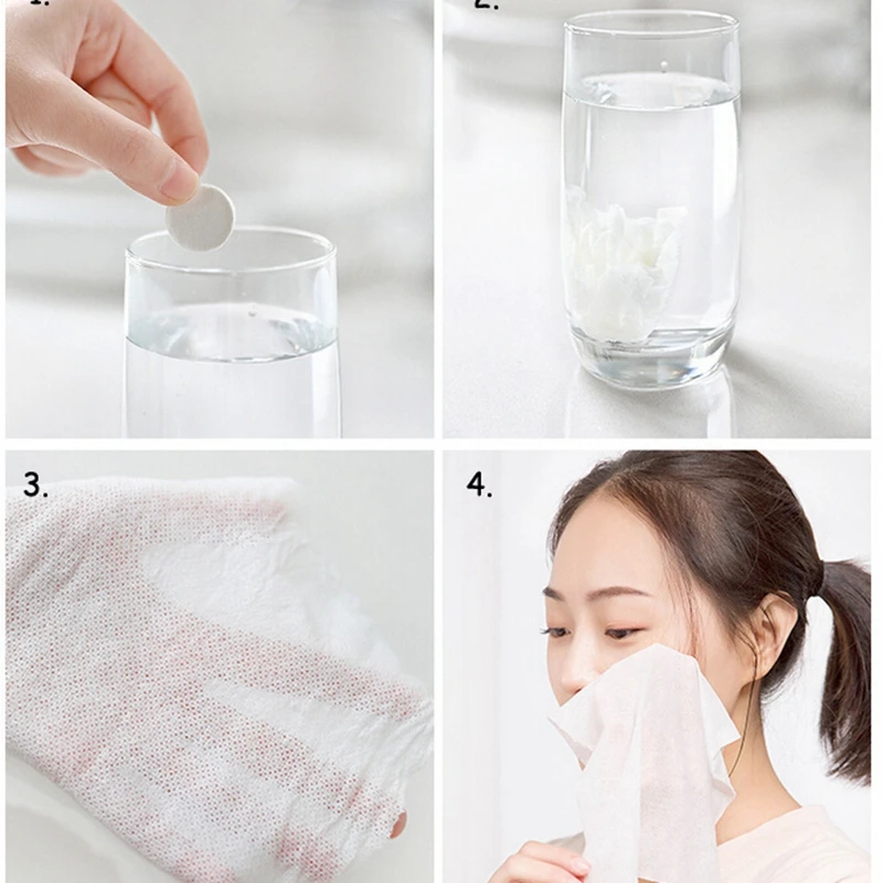 Сухого сжатого полотенца одноразовые детское полотенце для лица салфетки