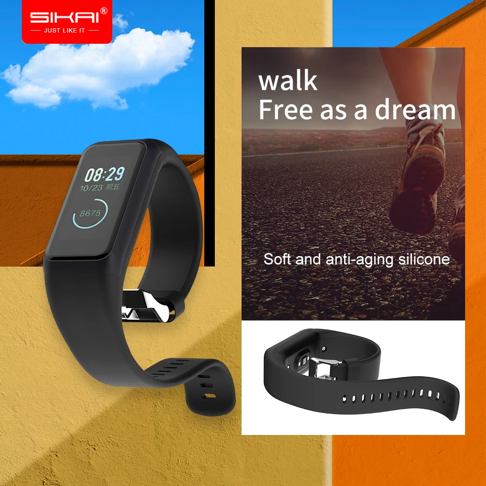 Силиконовый сменный ремешок SIKAI для Amazfit Cor 2 на запястье Браслет Midong Xiaomi Huami |