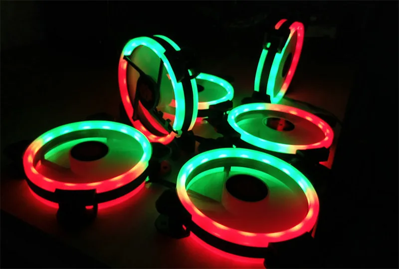 FormulaMod Fm-Fan01, цветная(RGB) ореолом/колесо вентилятора, d-типа 4 pin Интерфейс, 120x120mm вентилятор радиатора
