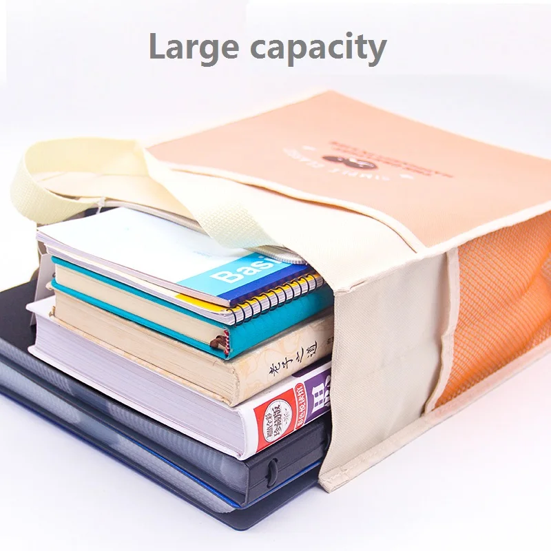 Тканевая папка А4 на молнии для документов Офисная деловая Папка-органайзер