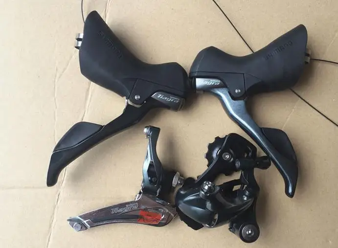 

TIAGRA 4700 Groupset 2*10s дорожный велосипед, фото + передний переключатель передач + задний переключатель передач