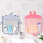 Мультяшные настенные кухонные сумки для хранения для ванной Органайзер контейнер вязаная Сетчатая Сумка Детские игрушки для ванной шампунь Porta 60XX