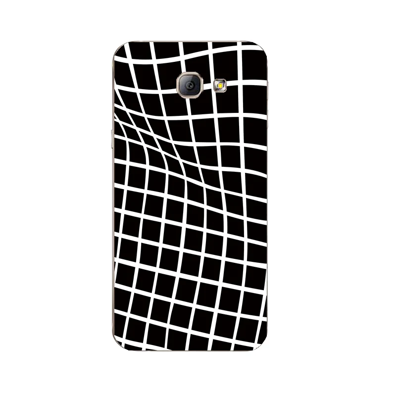 For Samsung Galaxy A8 2016 Shell for J5 2015 / 2017 Case J500 J510 J530 Cover Soft TPU Geometry Striped Printing |