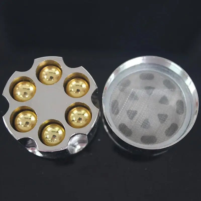 

1PC Stainless Steel Bullet Shape Metal Herbal Herb Cigar Tobacco Grinder Smoke Crusher Hand Muller High Quality