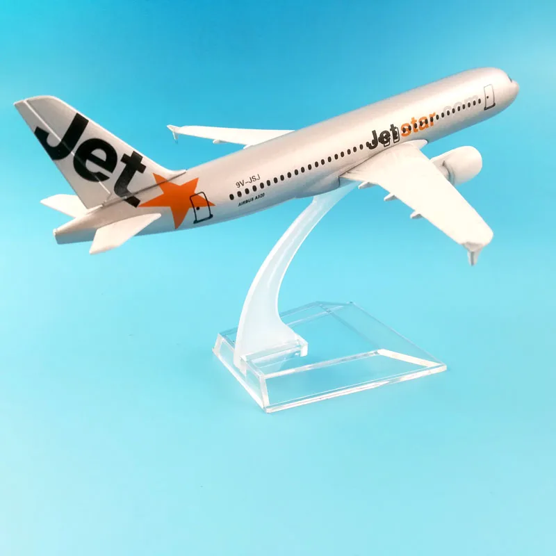 Бесплатная доставка модель самолета из металлического сплава 16 см A320JETSTAR Airlines