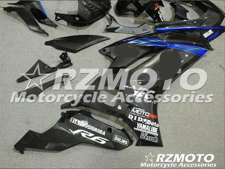 Лакированные детали для мотоцикла из углеродного волокна YAMAHA YZF R6 2017 2018