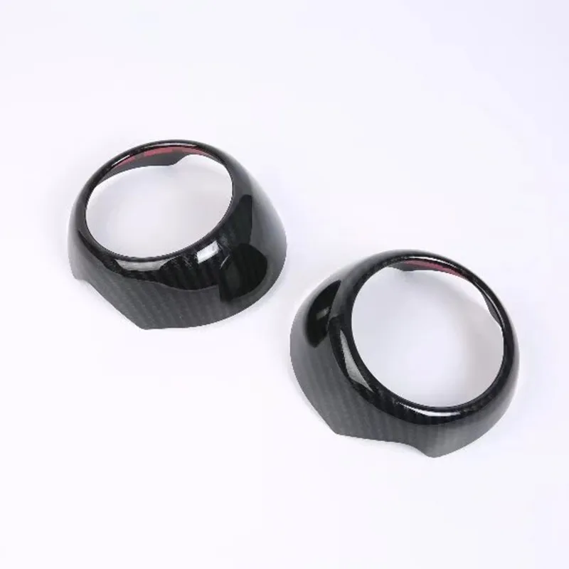 4 шт. углеродное волокно внутренняя дверная ручка окружает покрытие кольцо