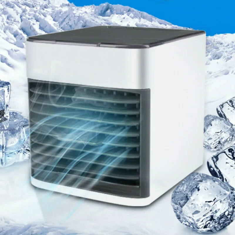 Air Cooler Fan Cooling Mini USB Portable Conditioner Humidifier Purifier Light Desktop Table Desk Home Travel Hand | Бытовая техника