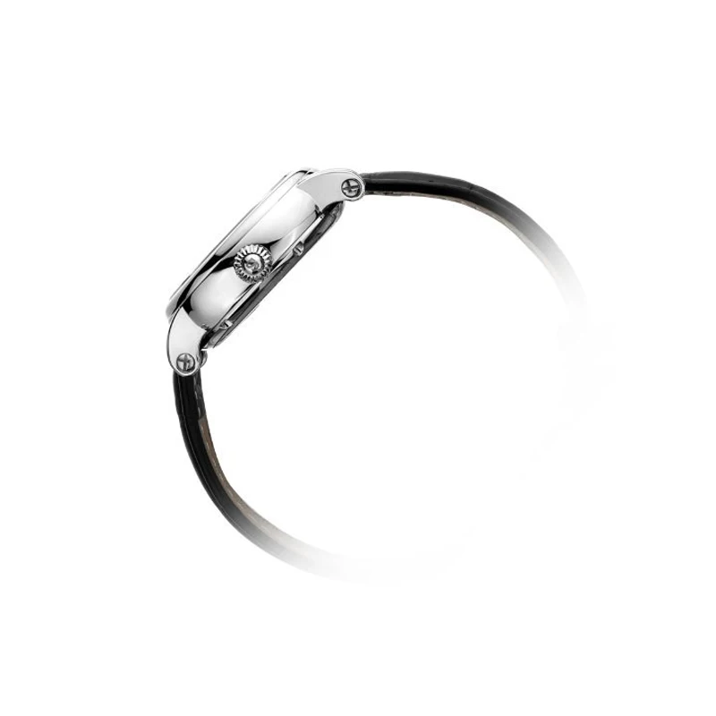 Удобные автоматические механические водонепроницаемые часы из натуральной кожи