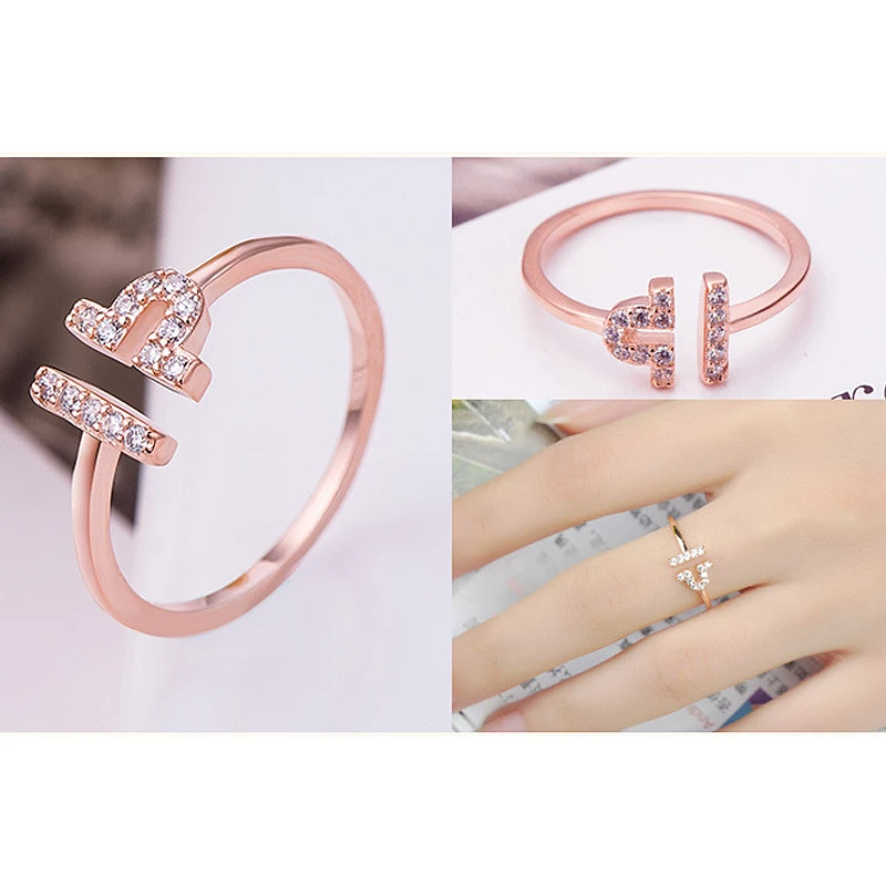 1 шт. высококачественное циркониевое кольцо регулируемые кольца со звездами и