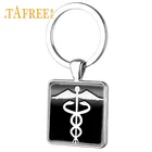 Классический брелок TAFREE, брелок для ключей, подвеска для сумки, квадратный брелок для ключей, подарок врачу-Помощнику MS32