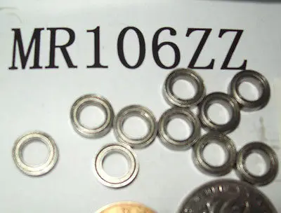 

20шт MR106 MR106Z MR106ZZ миниатюрные подшипники шаровые мини Подшипник 6 х 10 х 3 мм