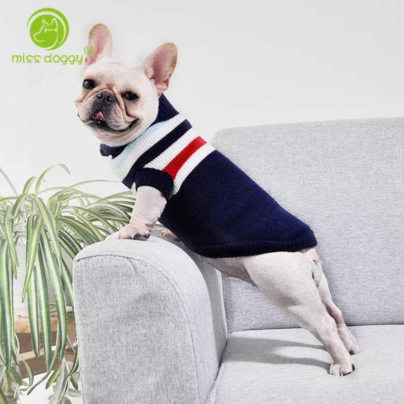 10 размеров мягкий свитер для маленьких средних и больших собак вязаное пальто в