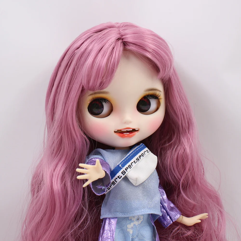 Одежда для 1/6 милая плюшевая куртка Blyth doll с белыми черными брюками короткими