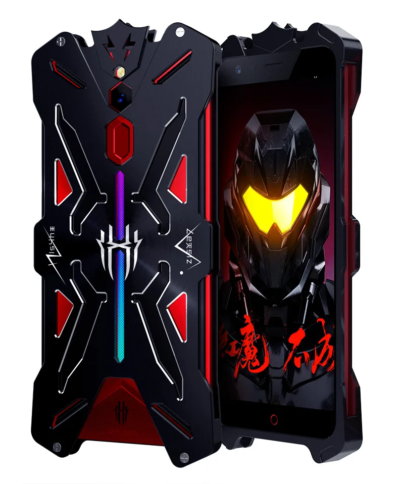 Чехол-накладка для ZTE Nubia Red Magic алюминиевый с усиленной защитой