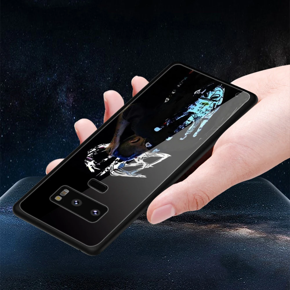 Lavaza реперская Музыка Дизайн Закаленное Стекло мягкий чехол для Samsung Galaxy S8 S9 S10 Plus