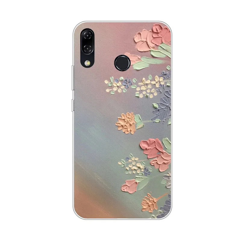 Чехол для Asus Zenfone 5 ZE620KL силиконовый чехол из мягкого ТПУ с цветочным рисунком 5Z