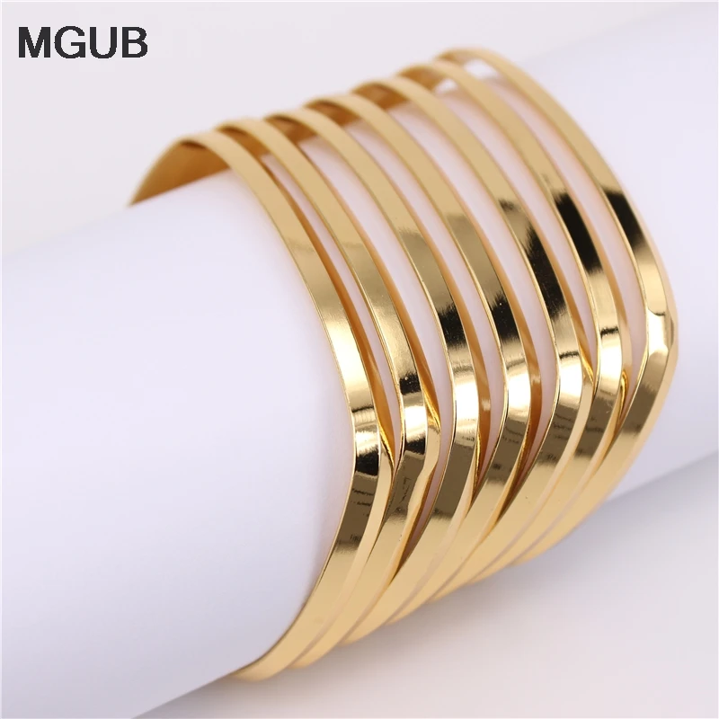 

High quality 70MM diameter Bracelets & Bangles stainless steel 7pcs combination Bangle For women jewelry wholesale price LH630