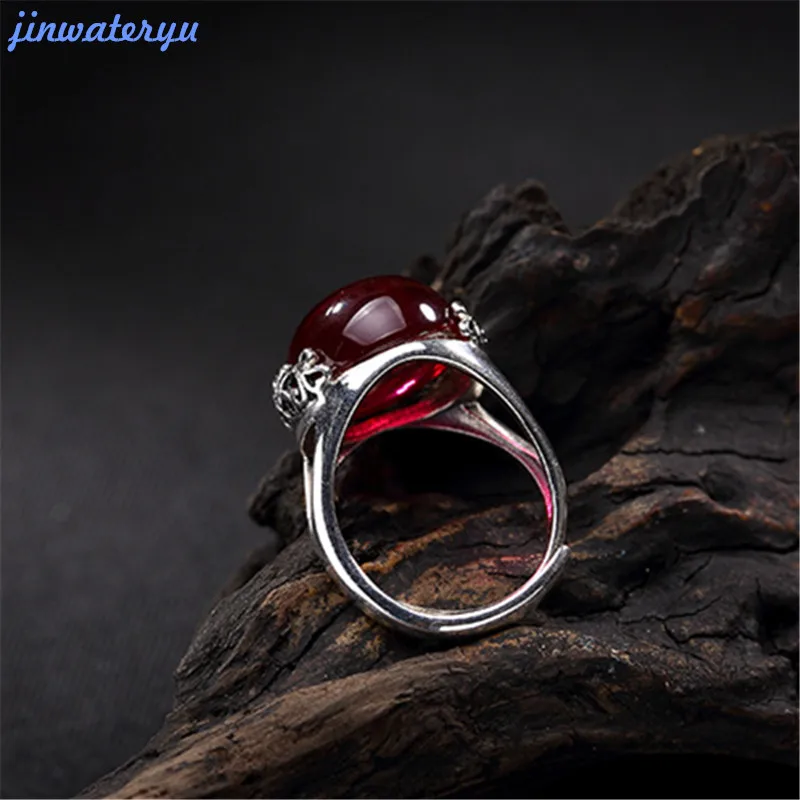 Jinwateryu модное ювелирное изделие серебряное кольцо из натурального кольца с