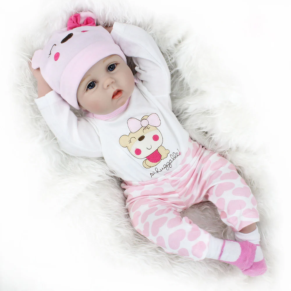 KAYDORA Reborn Baby Dolls 22 дюйма 55 см мягкие силиконовые виниловые реалистичные куклы для
