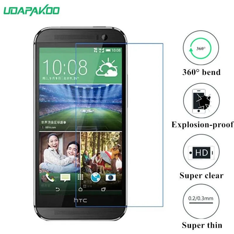 Udapakoo прозрачная закаленная (мягкое стекло) пленка для HTC Desire Eye M910x M910n нано