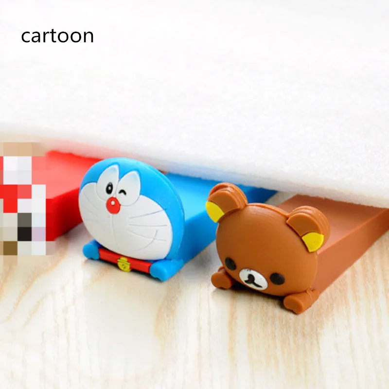 

1PCS Cute Cartoon Leaf Style Door Stopper Silicon Doorstop Safety For Baby Home Decoration