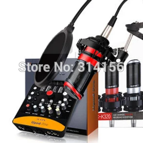 Takstar PC K320 микрофон со значком upod pro Звуковая карта для профессионального вещания