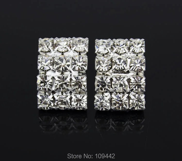 2014 Popular Bling Crystal Stud Earring Brand Platinum Plated Earrings Women Dress Free Shipping GE067 | Украшения и аксессуары