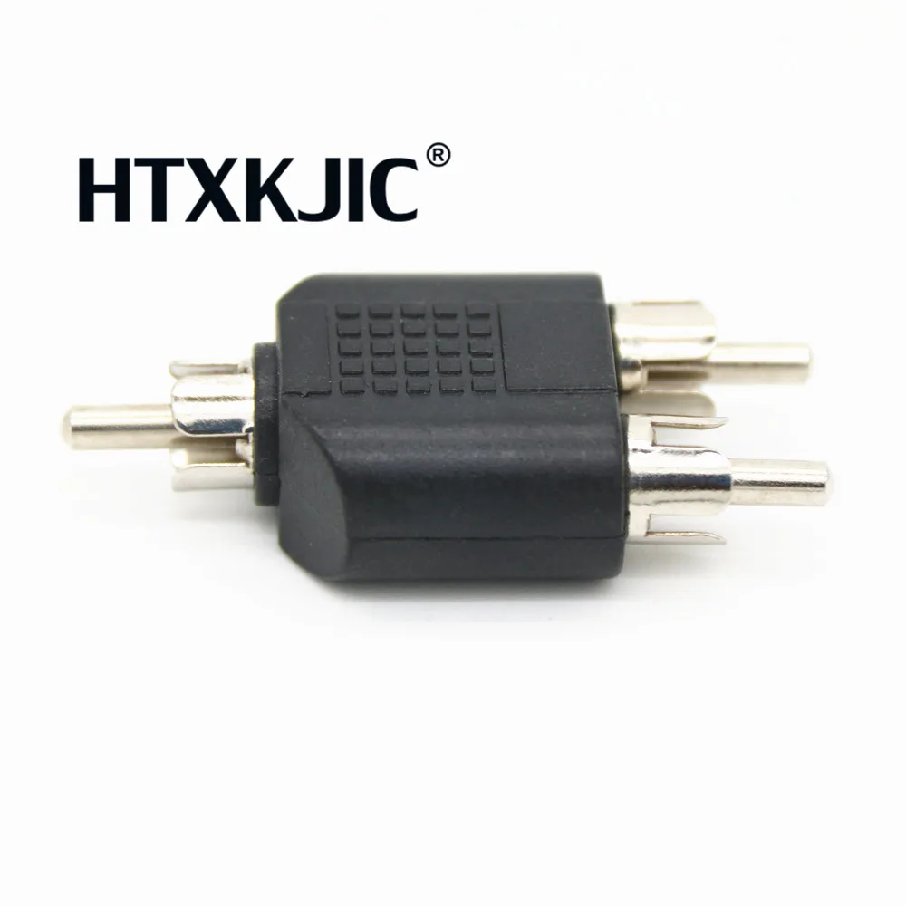 Высокое качество Новый RCA Джек Y сплиттер AV Аудио Видео разъем адаптер 1 папа к 2