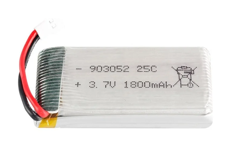 Бургундия 1800 мАч 3,7 в lipo Батарея для KY601S SYMA X5 X5S X5C X5SC X5SH X5SW M18 H5P HQ898 H11D H11C T64 T04 T05 F28 F29 T56 T57 10 шт - Цвет: Бургундия