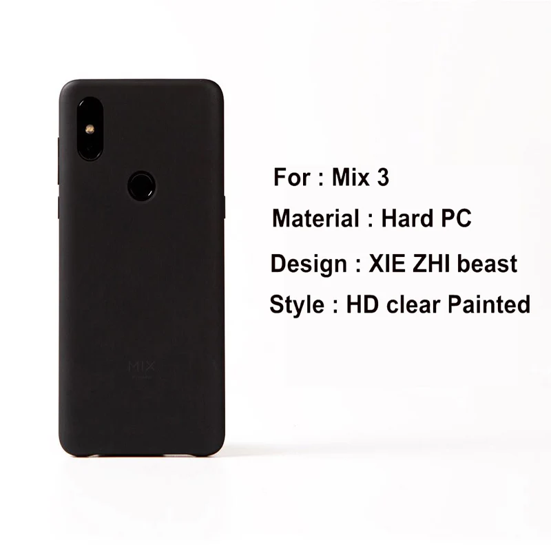 Оригинальный чехол для Xiaomi mi Mix 3 жесткий телефона из ПК Официальный blue XIE ZHI xiaomi mix3