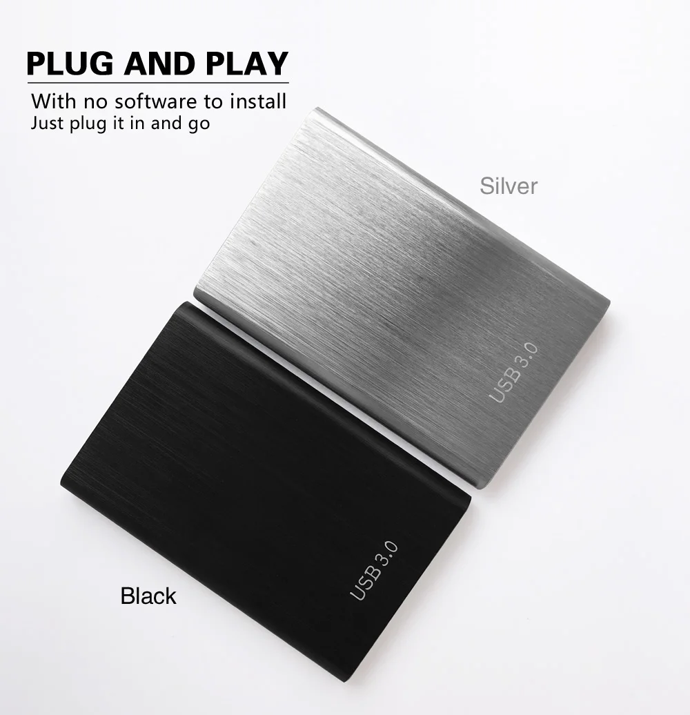 Twochi HDD 2,5 ''внешний жесткий диск USB3.0 1 ТБ 750GB 500GB 320GB 250GB 160GB 120GB 80GB Портативный жесткий диск для ПК/Mac