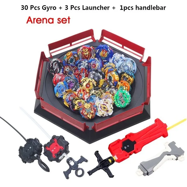 30pcs 007 Все топы набор Метатель Bey Bay Bu Gt God Bey Blades Explosion high performance combat top toy Дети Bables Blade Bl arena - Цвет: 30pcs 007