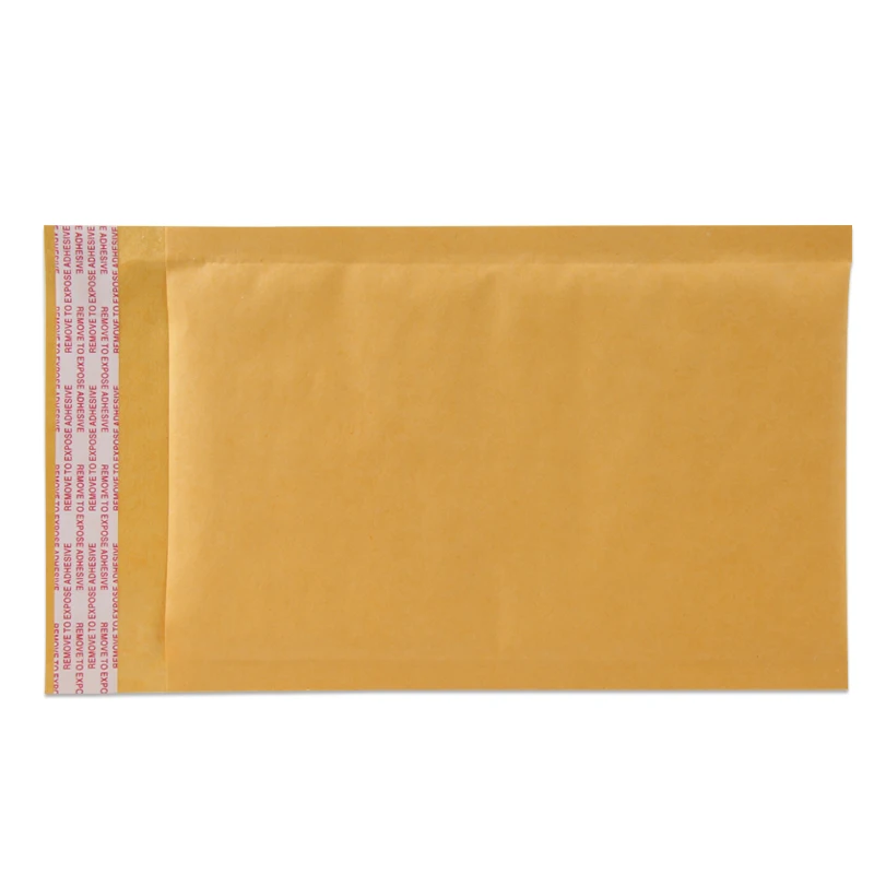 14*20 см (5 5*7 87 дюйма) 10 шт. желтый конверт из крафт пузырьков полиэтиленовый